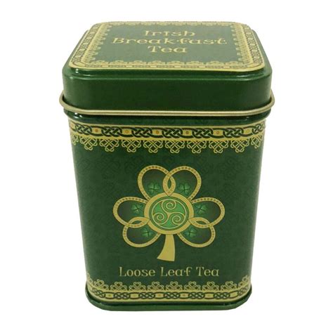 Buy Irish Breakfast Tea -Shamrock Spiral 40G Loose Leaf Tea Tin With Celtic Design | Carrolls ...