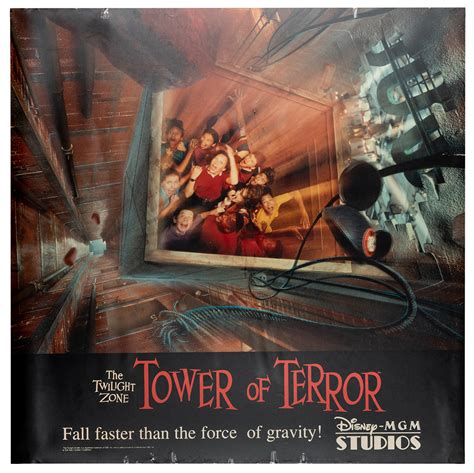 Lot Detail - Tower of Terror Disney MGM Studios Poster.