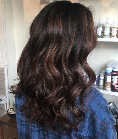 Brown Highlights for Curly Hair #darkbrownhair in 2020 | Brown hair with highlights, Hair ...