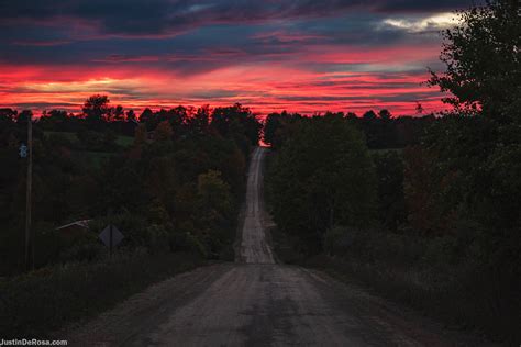 A dusty dirt road at sunset by JustinDeRosa on DeviantArt