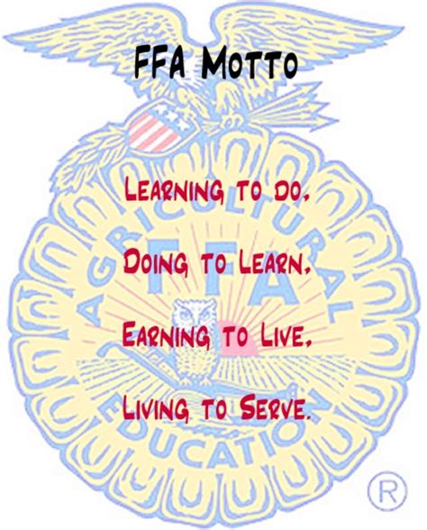 Pin by Dakota Reynolds on FFA | Ffa motto, Ffa, Learning