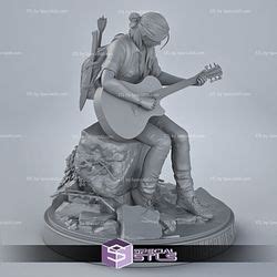 Ellie and Guitar 3D Model V2 | SpecialSTL