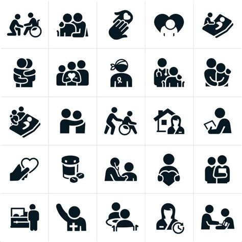 Care Home Clipart Icons