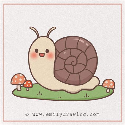 How To Draw Snail Cartoon Drawing Cute Snail Coloring Pages For Beginners – NBKomputer