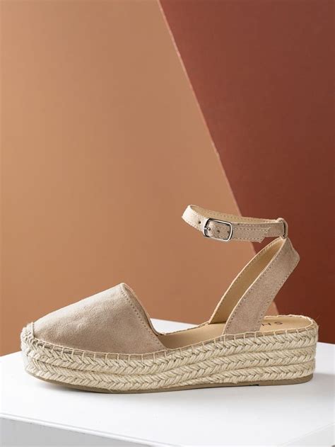 Closed Toe Espadrille Platform Wedge Sandal TAUPE for Sale Australia ...