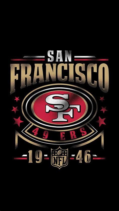 Download Black San Francisco 49ers iPhone Wallpaper | Wallpapers.com