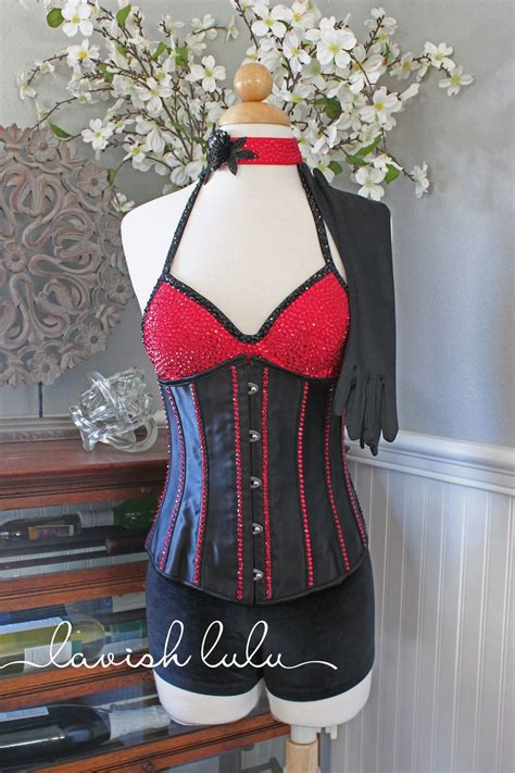 Burlesque Style Pre-Owned Dance Costume by LavishLulu on Etsy | Dance ...