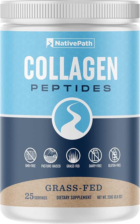 NativePath Proteína en polvo de péptidos de colágeno para piel cabello ...