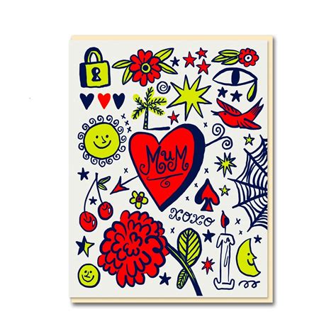 Tattoo Mother's Day Card | Oliver Bonas