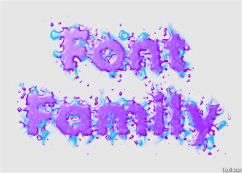 Font Family Text Effect and Logo Design Font