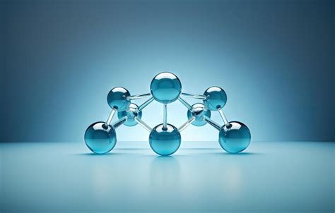 Premium Photo | Molecule structure