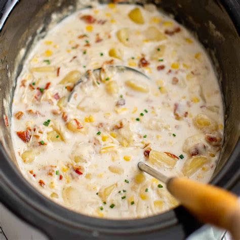 Crockpot Corn Chowder - The Salty Marshmallow