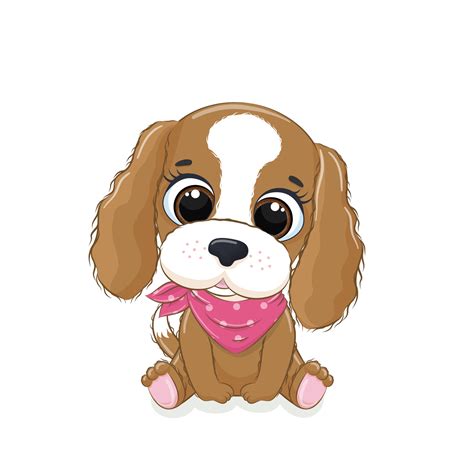 Cute baby dog. Vector illustration 2047563 Vector Art at Vecteezy