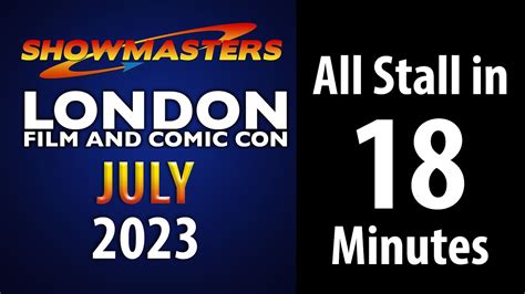 London Film and Comic Con 2023 All stalls - YouTube