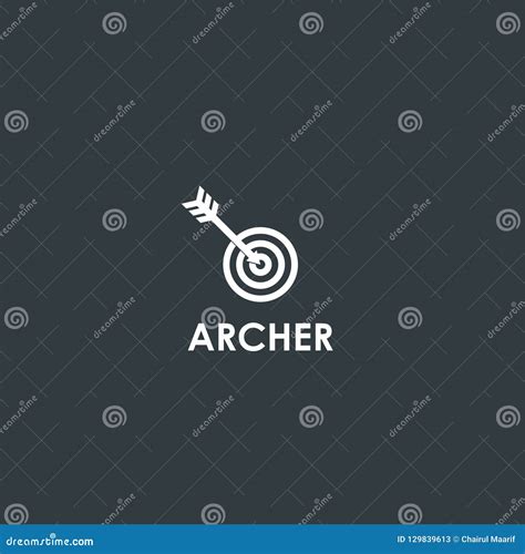 Arrow and Target Logo Design Stock Vector - Illustration of label, arrow: 129839613