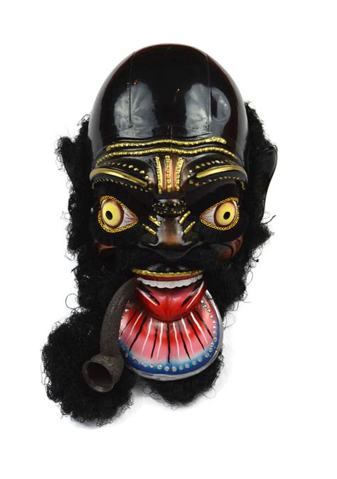 bolivian dance mask, traditional devil mask, carnival diablo orroro