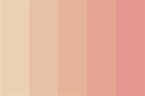 peachy skin Color Palette