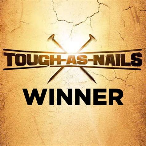 CBS’ TOUGH AS NAILS WINNER ANNOUNCED