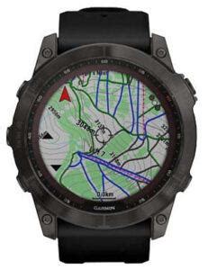 garmin-fenix-7x-topo-map | Hiking Emergency Beacon