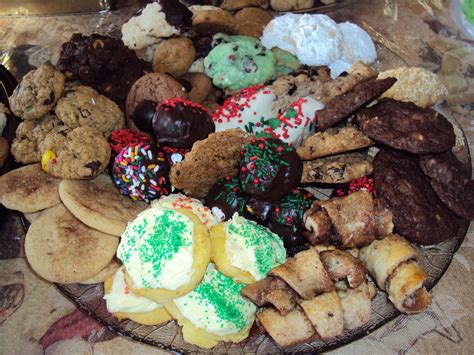 Christmas cookie platter