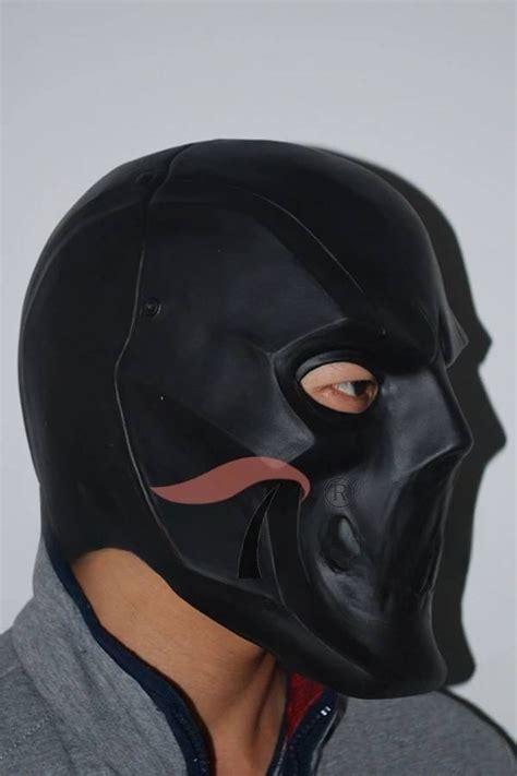 Movie Roman Sionis Halloween Black Mask Cosplay Costume - AllCosplay.com