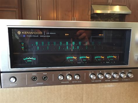 Kenwood KR-8340 vintage quad (quadraphonic) receiver