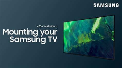 How to mount your Samsung TV with a VESA wall mount | Samsung US - YouTube