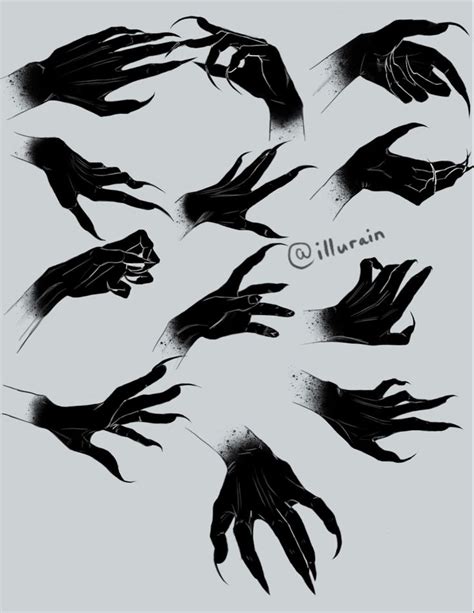 Demon claws hands reference | Art reference poses, Concept art drawing, Art reference photos