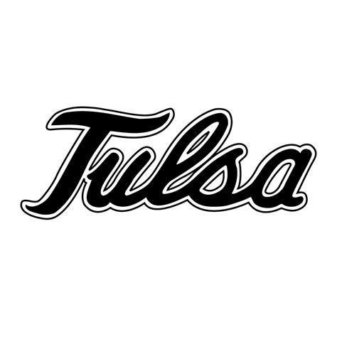 Tulsa Golden Hurricane Logo Black and White – Brands Logos