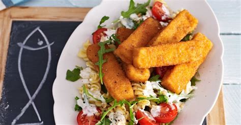 Pasta Salad with Fish Sticks recipe | Eat Smarter USA