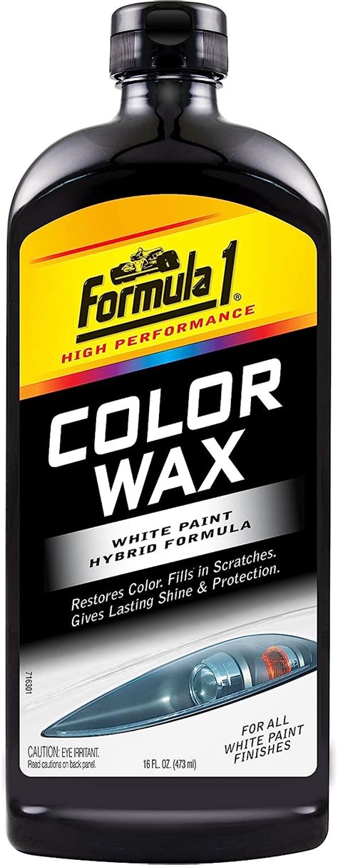 Amazon.com: Formula 1 White Color Car Wax to Erase Car Scratches & Swirls, Restore & Protect ...