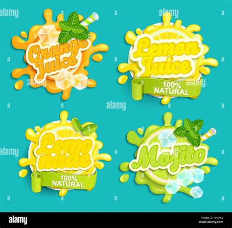 Orange mojito Stock Vector Images - Alamy