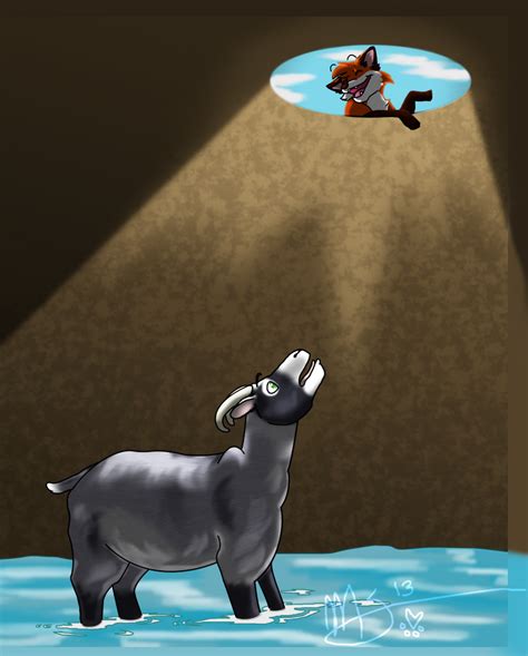 Aesop's Fables: The Fox and the Goat by xCailinMurre on DeviantArt