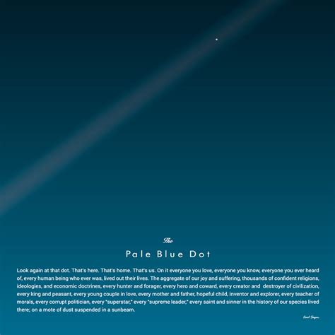 Carl Sagan the Pale Blue Dot Print Poster Print - Etsy New Zealand