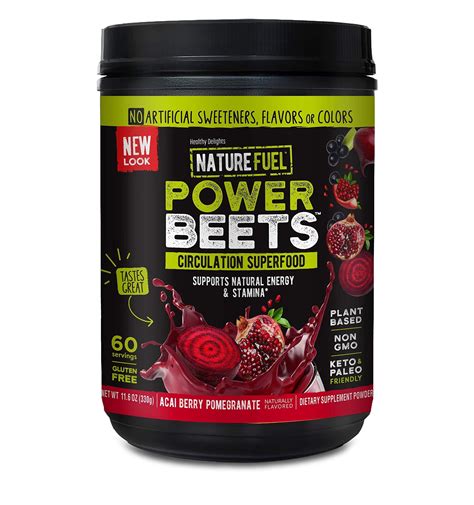 Nature Fuel Power Beets Super Concentrated Circulation Superfood Dietary Supplement – Delicious ...