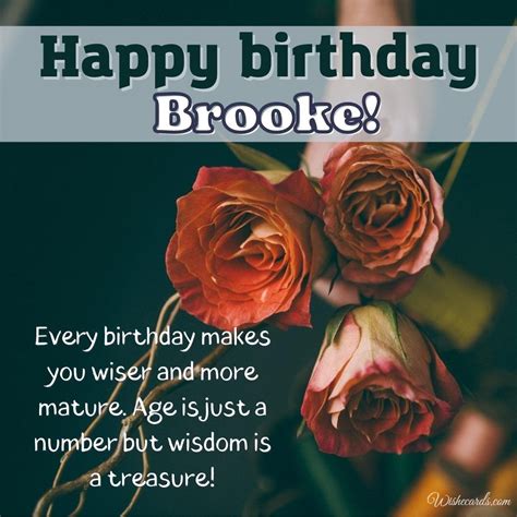 Happy Birthday Brooke Images and Funny Cards