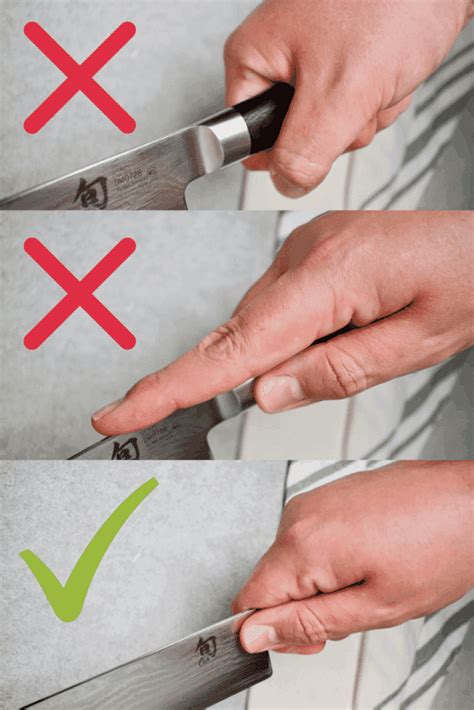 Knife Skills - How to hold a Knife - KendellKreations