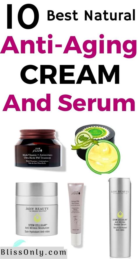 10 Best Natural Anti-Aging Cream And Serum - BlissOnly