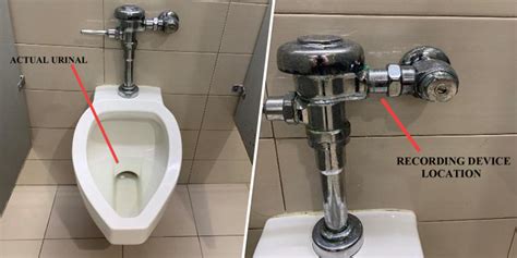 New Jersey man found camera taped to urinal at his company's office ...