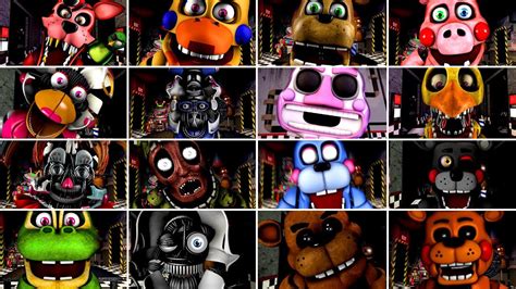 Ultimate Custom Night Jumpscares (FNAF Jumpscare Animations) - YouTube