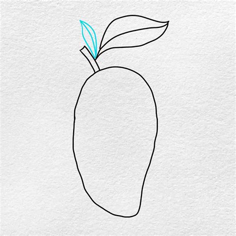 Mango Drawing for Kids - HelloArtsy