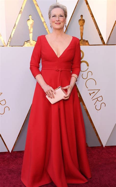 Meryl Streep from 2018 Oscars Red Carpet Fashion | E! News