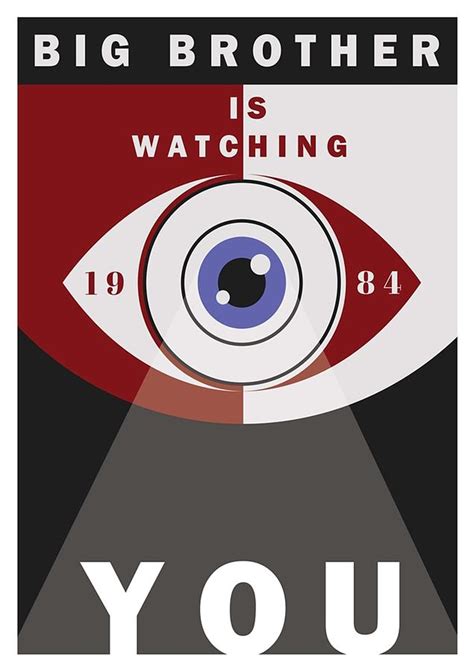 1984 Big Brother Poster Digital Art by Kailani Smith