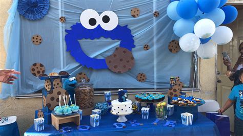 Cookie Monster party theme | Cookie monster party, Monster cookies, Cookie monster birthday party