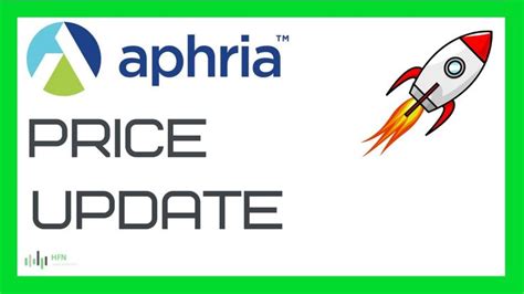 Aphria (APHA) Price Update (Must Watch!) | Apha, Stock news, Update