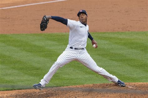 New York Yankees closer Aroldis Chapman off to scorching start - Sports ...