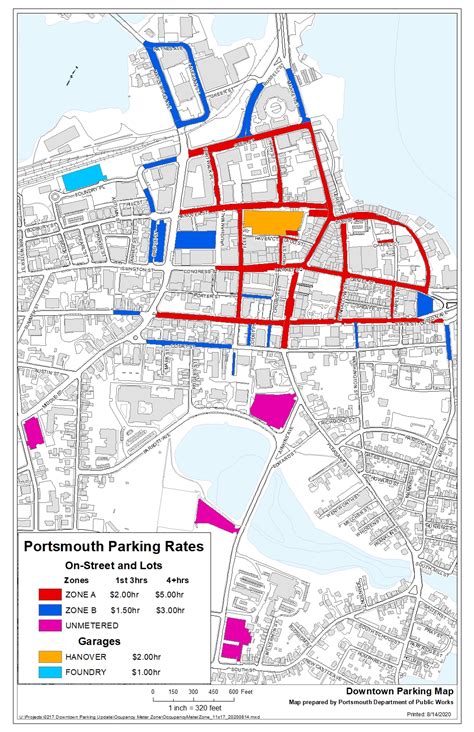 Parking Locations Map & Pricing | City of Portsmouth