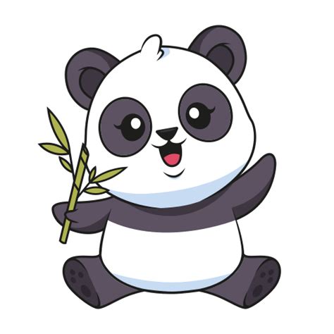 Stickers de Panda - Stickers de animales gratis