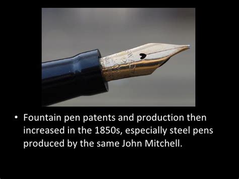 History Of Pens