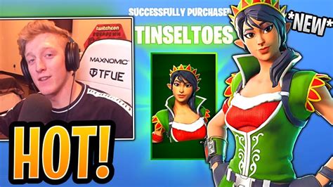 Tfue LOVES the *NEW* Tinseltoes Skin and Crackdown Dance / Emote! - Fortnite Best and Funny ...